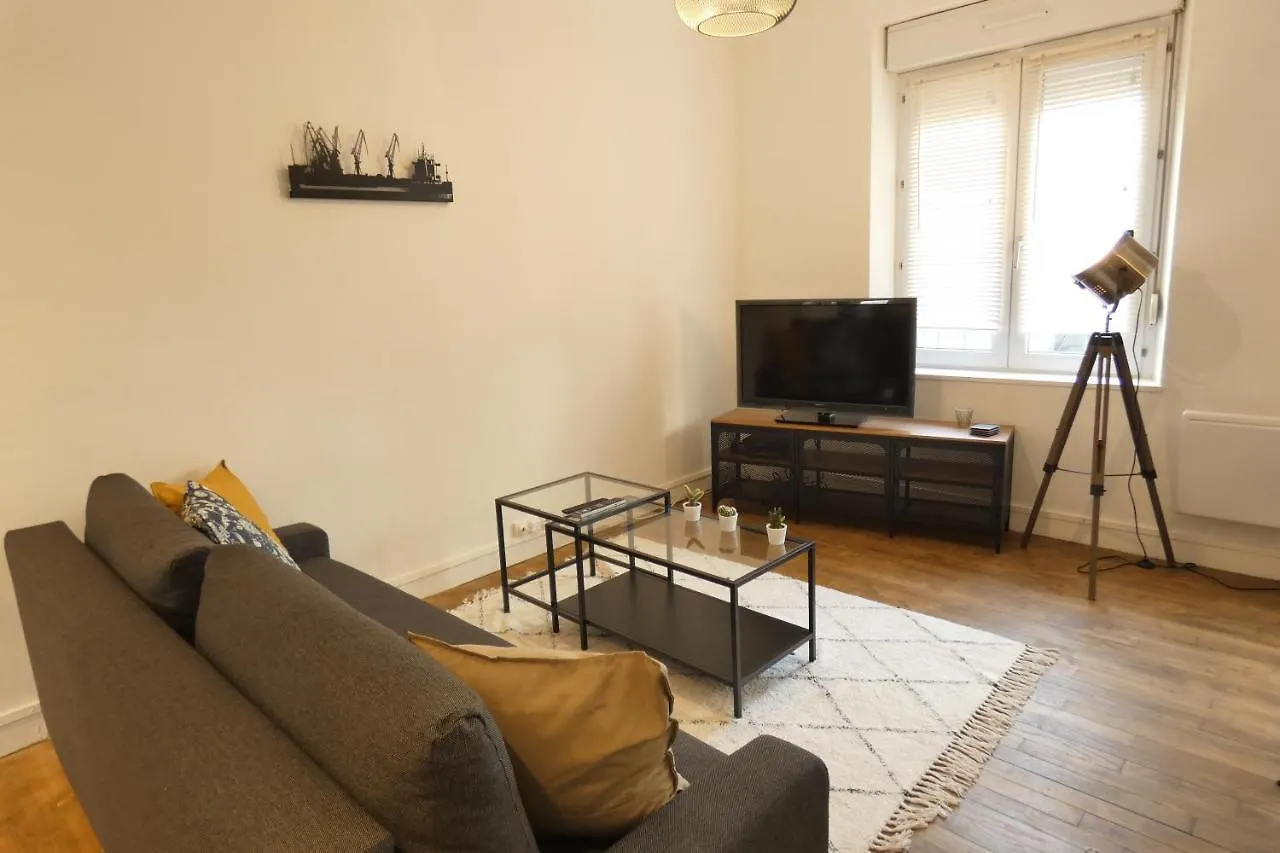 Skabell New T1Bis 40M2 Renove 5Min Centre Ville Tram/Bus Apartment Brest France