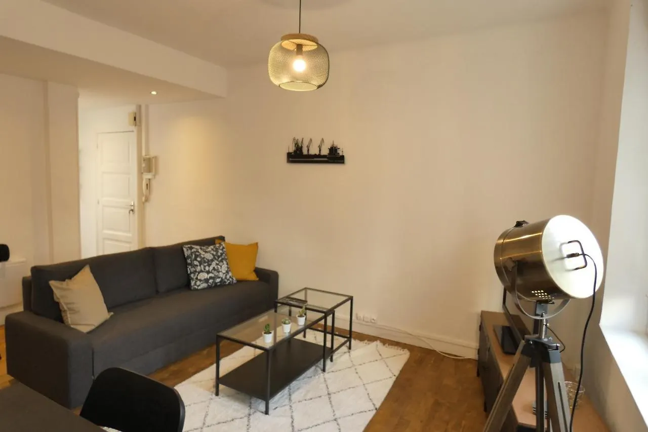 Skabell New T1Bis 40M2 Renove 5Min Centre Ville Tram/Bus Apartment Brest 0*,  France